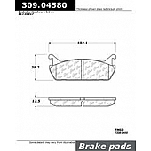 Stop Tech/ Power Slot Brake Pad - 309.04580