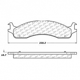 Stop Tech/ Power Slot Brake Pad - 300.06550