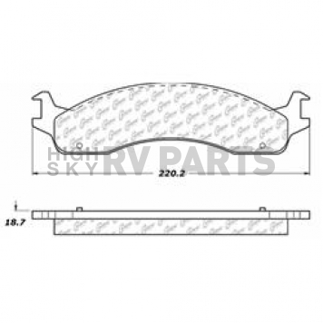 Stop Tech/ Power Slot Brake Pad - 300.06550