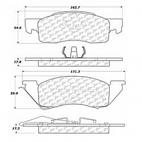 Stop Tech/ Power Slot Brake Pad - 300.03440