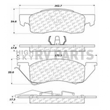 Stop Tech/ Power Slot Brake Pad - 300.03440