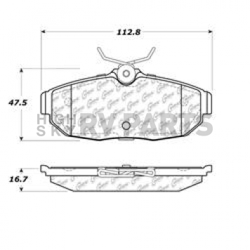 Stop Tech/ Power Slot Brake Pad - 105.10820