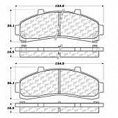 Stop Tech/ Power Slot Brake Pad - 105.06520