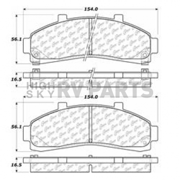 Stop Tech/ Power Slot Brake Pad - 105.06520