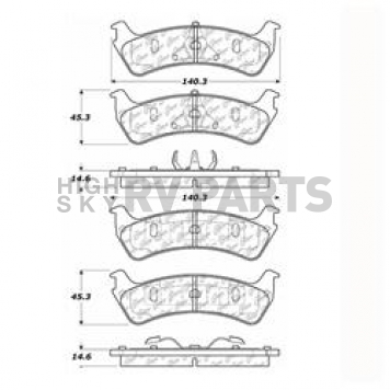 Stop Tech/ Power Slot Brake Pad - 300.06670