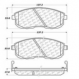 Stop Tech/ Power Slot Brake Pad - 105.06530