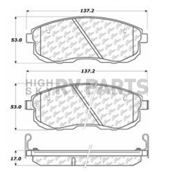 Stop Tech/ Power Slot Brake Pad - 105.06530