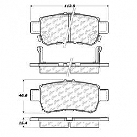 Stop Tech/ Power Slot Brake Pad - 105.10880