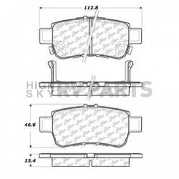 Stop Tech/ Power Slot Brake Pad - 105.10880