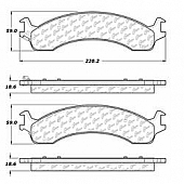 Stop Tech/ Power Slot Brake Pad - 300.08210