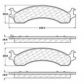 Stop Tech/ Power Slot Brake Pad - 300.08210