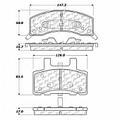 Stop Tech/ Power Slot Brake Pad - 300.03700