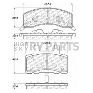 Stop Tech/ Power Slot Brake Pad - 300.03700