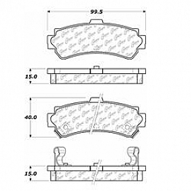 Stop Tech/ Power Slot Brake Pad - 105.06690