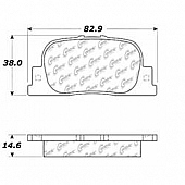 Stop Tech/ Power Slot Brake Pad - 300.08350