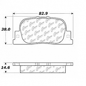 Stop Tech/ Power Slot Brake Pad - 300.08350