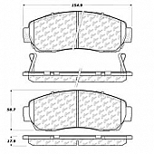 Stop Tech/ Power Slot Brake Pad - 105.10890