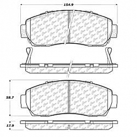 Stop Tech/ Power Slot Brake Pad - 105.10890