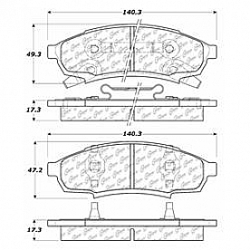 Stop Tech/ Power Slot Brake Pad - 300.03760