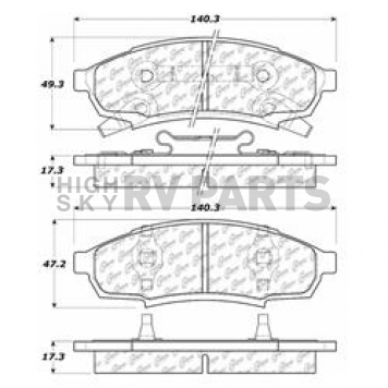Stop Tech/ Power Slot Brake Pad - 300.03760