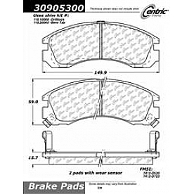 Stop Tech/ Power Slot Brake Pad - 309.05300