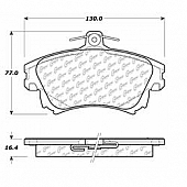Stop Tech/ Power Slot Brake Pad - 300.08370