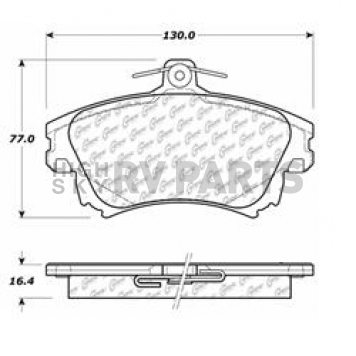 Stop Tech/ Power Slot Brake Pad - 300.08370