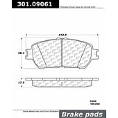 Stop Tech/ Power Slot Brake Pad - 301.09061