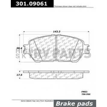 Stop Tech/ Power Slot Brake Pad - 301.09061