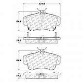 Stop Tech/ Power Slot Brake Pad - 300.08410