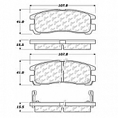 Stop Tech/ Power Slot Brake Pad - 300.03830