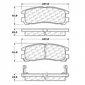 Stop Tech/ Power Slot Brake Pad - 300.03830