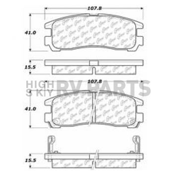 Stop Tech/ Power Slot Brake Pad - 300.03830