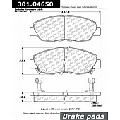 Stop Tech/ Power Slot Brake Pad - 301.04650