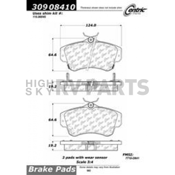 Stop Tech/ Power Slot Brake Pad - 309.08410