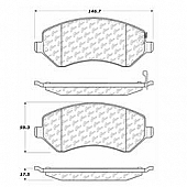 Stop Tech/ Power Slot Brake Pad - 300.08560