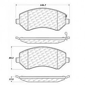 Stop Tech/ Power Slot Brake Pad - 300.08560
