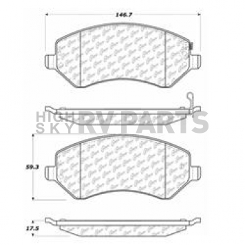 Stop Tech/ Power Slot Brake Pad - 300.08560