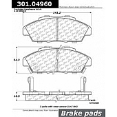 Stop Tech/ Power Slot Brake Pad - 301.04960
