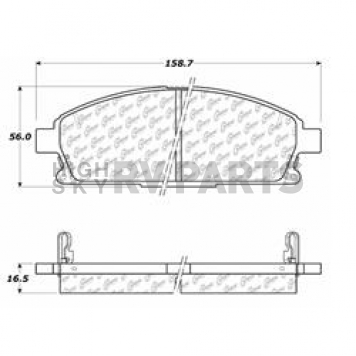 Stop Tech/ Power Slot Brake Pad - 105.06910