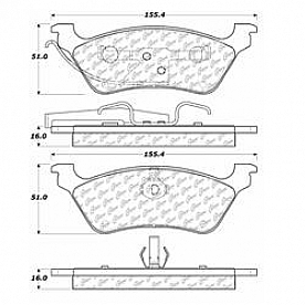 Stop Tech/ Power Slot Brake Pad - 300.08580