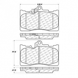 Stop Tech/ Power Slot Brake Pad - 105.11180