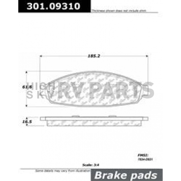 Stop Tech/ Power Slot Brake Pad - 301.09310