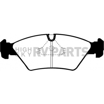 EBC Brakes Brake Pad - DP4414R