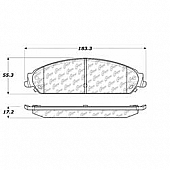 Stop Tech/ Power Slot Brake Pad - 106.10580