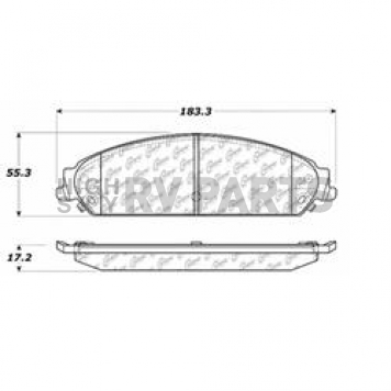 Stop Tech/ Power Slot Brake Pad - 106.10580