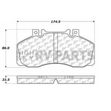 Stop Tech/ Power Slot Brake Pad - 106.10620