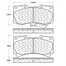 Stop Tech/ Power Slot Brake Pad - 105.11190