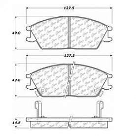Stop Tech/ Power Slot Brake Pad - 105.04400
