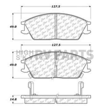 Stop Tech/ Power Slot Brake Pad - 105.04400